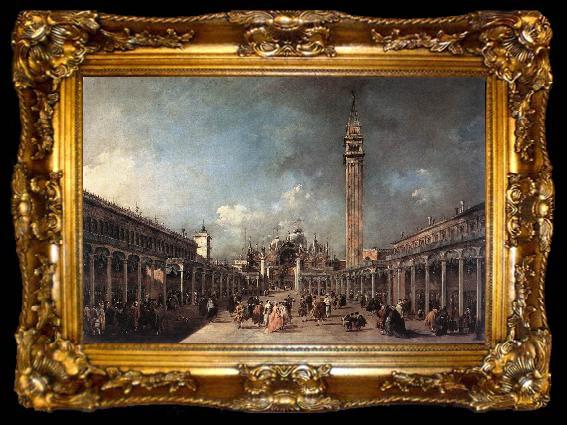 framed  GUARDI, Francesco Piazza di San Marco dfh, ta009-2